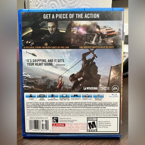 PS4 Battlefield Hardline (Sony PlayStation 4, 2015) - Picture 3 of 5